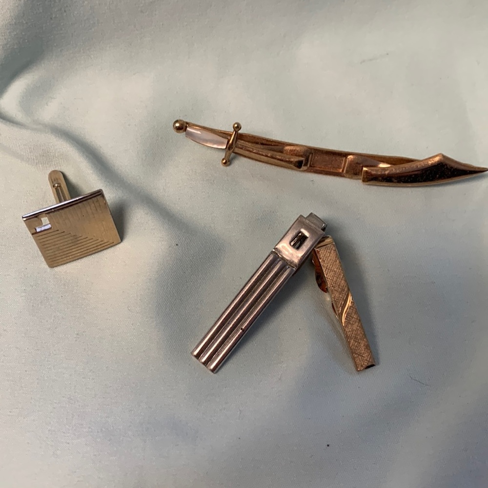 3 tie tacks Swank and Pioneer